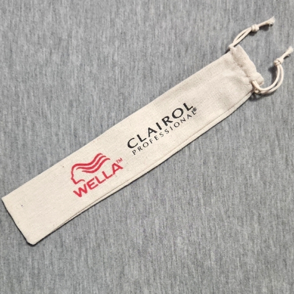 🔴 RARE❗️WELLA CLAIROL Professional Burlap Canvas Drawstring Storage Pouch Bag